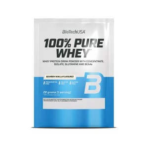 Proteinový srvátkový nápoj BIOTECH USA 28g, Pure Whey, bourbon vanilka